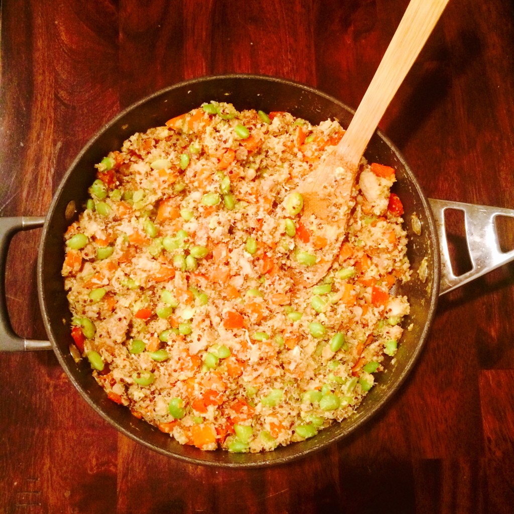 chicken + vegetable fried rice