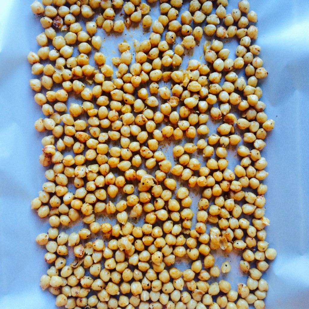 spicy chickpeas before cooking