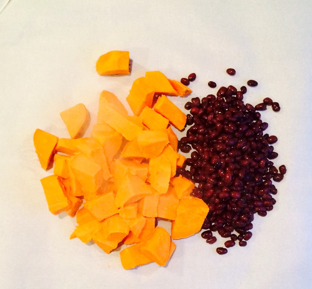 sweet potatoes and black beans