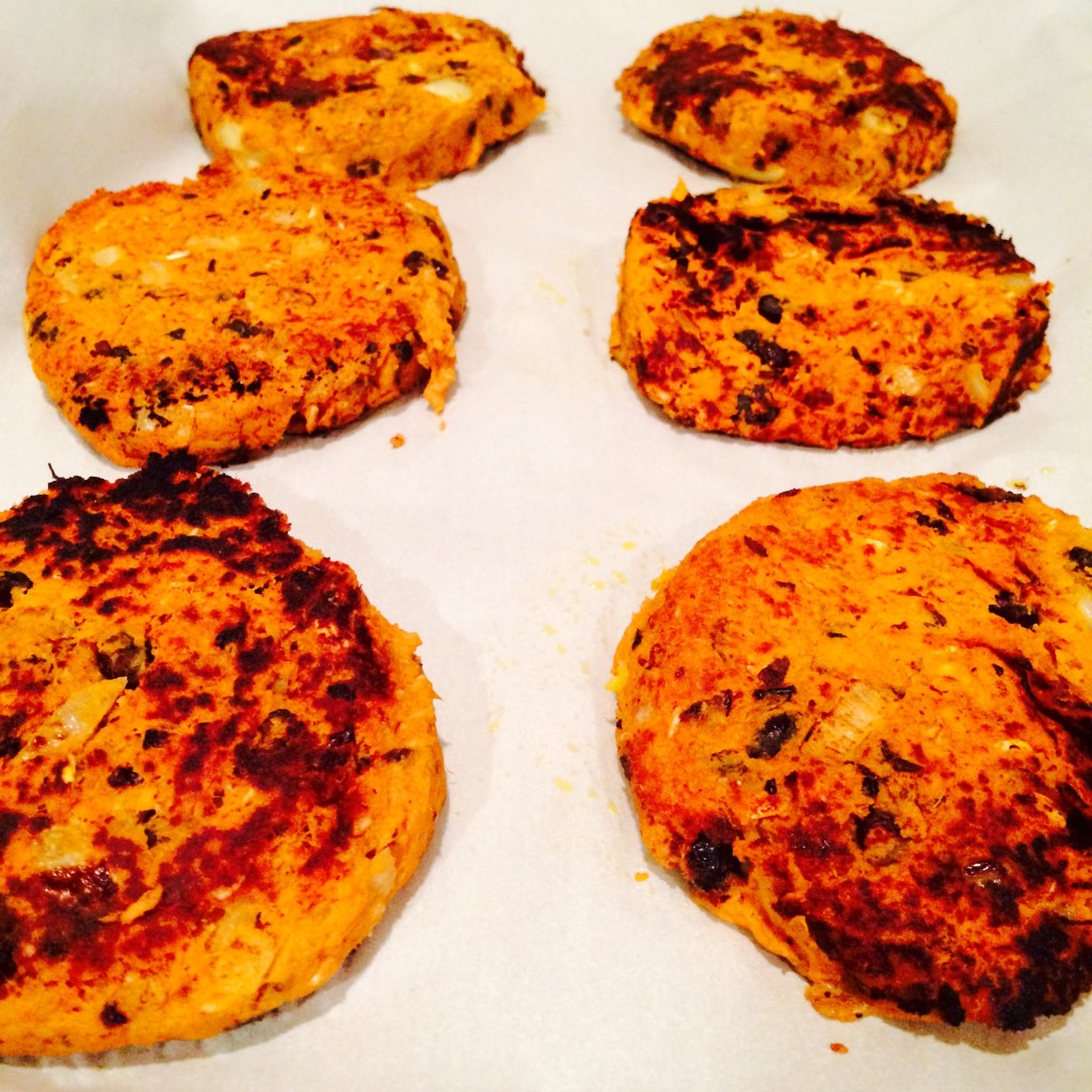 black bean sweet potato burgers