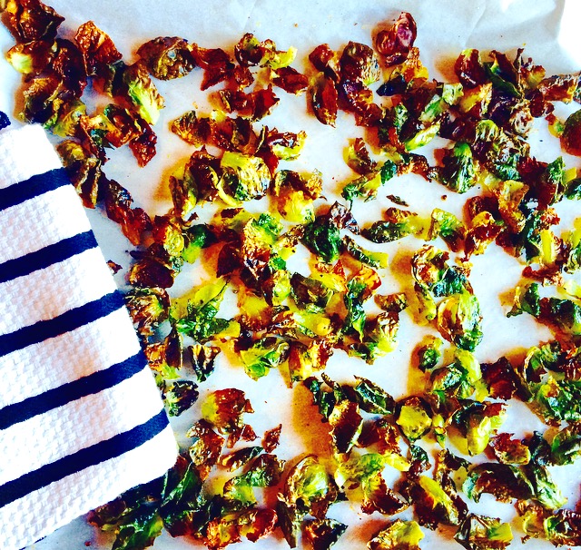 brussels sprout chips