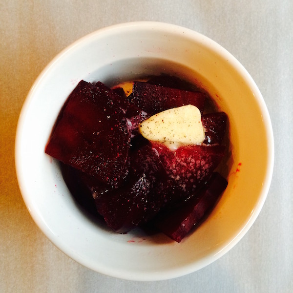 Buttered Beets with Salt and Pepper