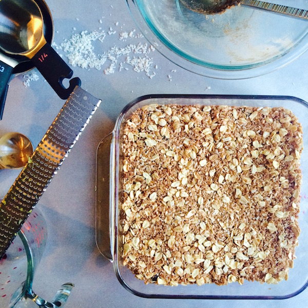 Lemon Blueberry Crumble - Before Baking2