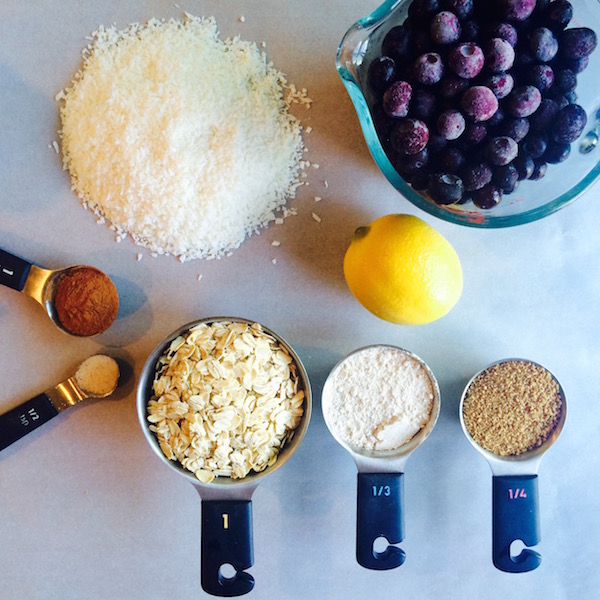 Lemon Blueberry Crumble Ingredients2