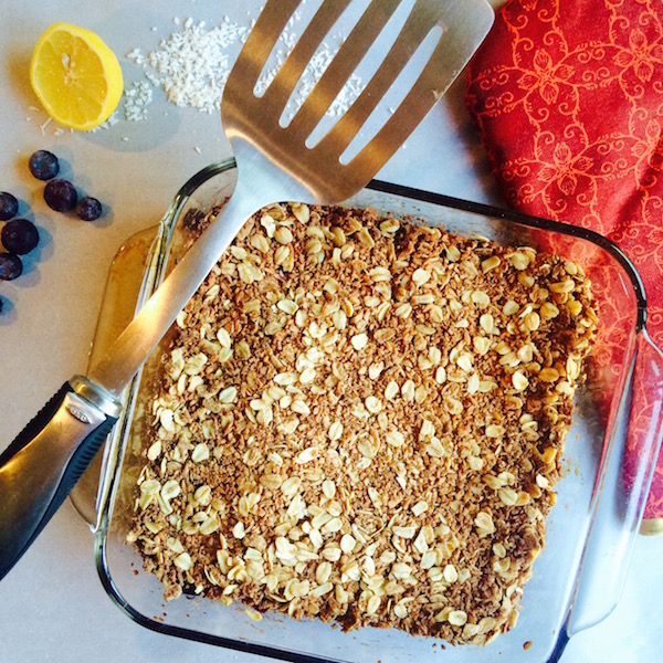 Lemon Blueberry Crumble