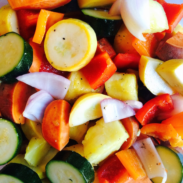 Skewers - Veggies Chopped