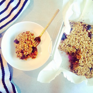 Cherry-Cacao Baked Oatmeal