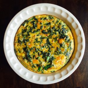 frittata cooked