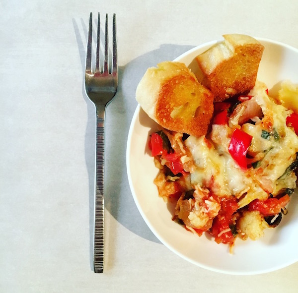 Cheesy Cauliflower Tomato Basil Bake2