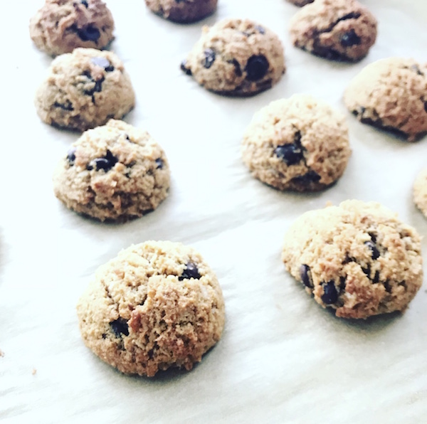 Chocolate Chip Cookies Close Up