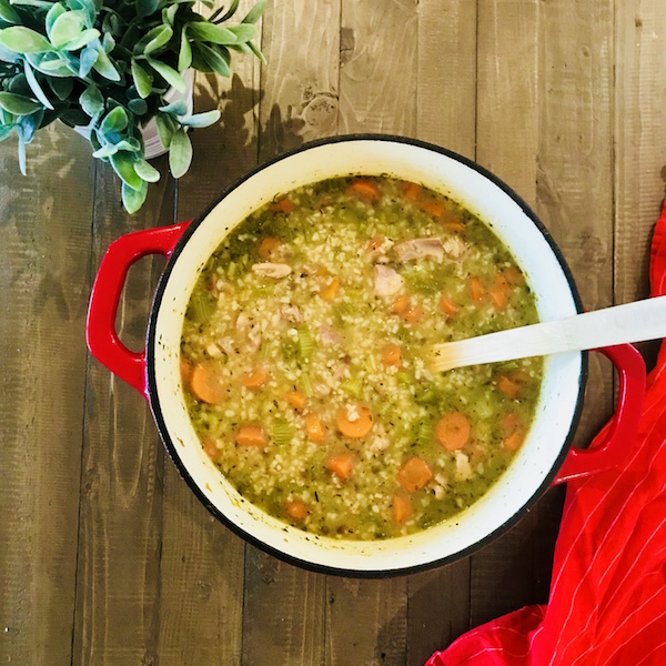 Soup Pot Chicken and Rice Soup