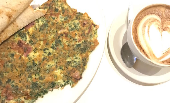 Spinach Omelette at Lemon