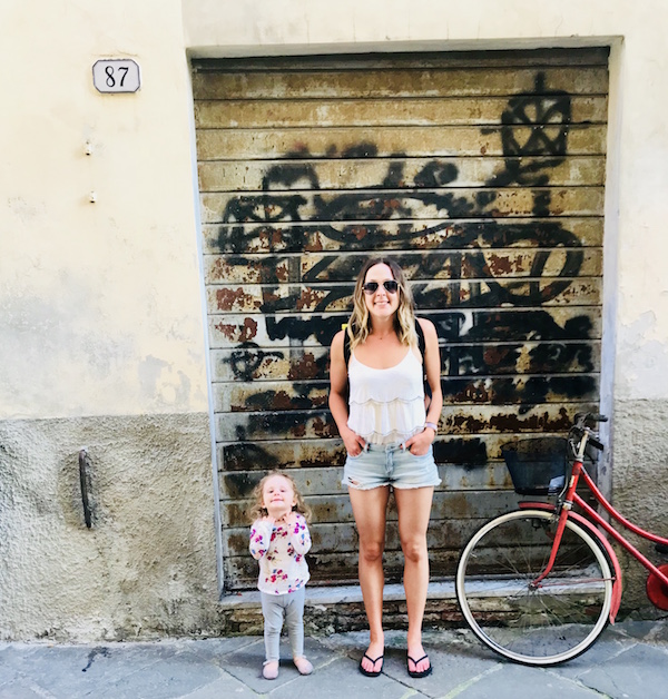 Hallie and Mom Lucca Italy