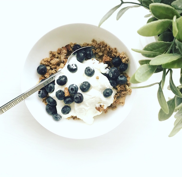 Yogurt Granola and Berries