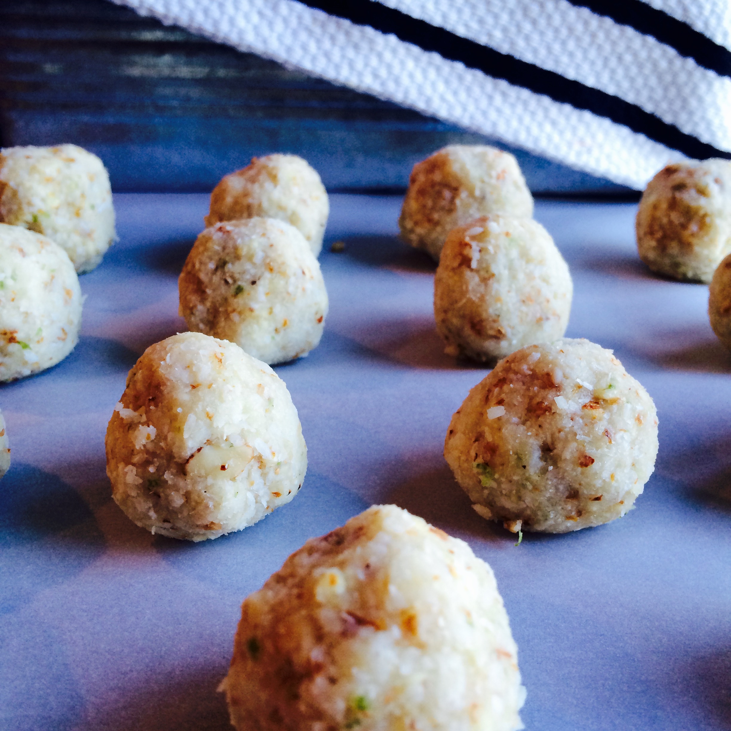 Raw Key Lime Coconut Balls